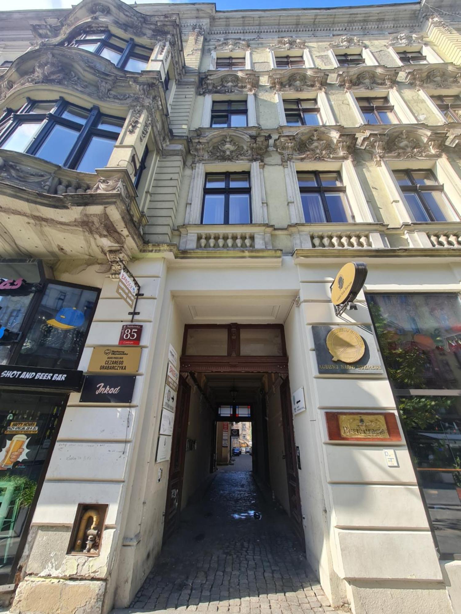 לודז' Apartment In The Strict City Centre מראה חיצוני תמונה